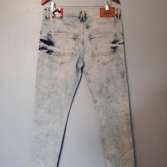 Akademiks Jeanius Denim Distressed Jeans size 36X30 - Picture 6 of 16